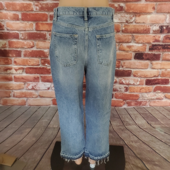 Free People Lita High Rise Straight Jeans Sz 30 - Picture 3 of 5